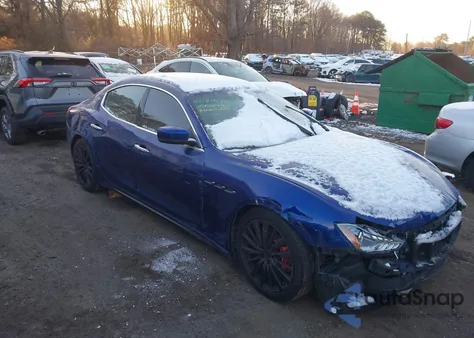 2015 Maserati Ghibli S Q4 z USA, uszkodzony, nr VIN ZAM57RTA9F1137950